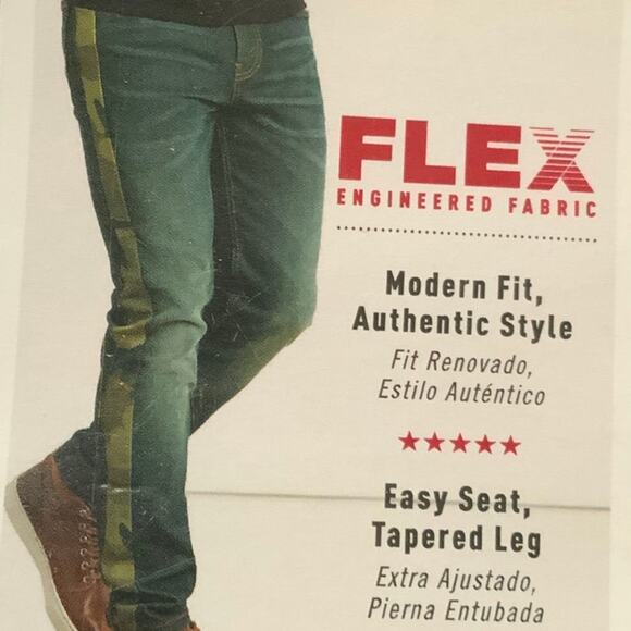 Levi Strauss Signature Flex Jeans 38x30 Blue S47 Regular Taper Modern Fit NWT - Picture 1 of 14